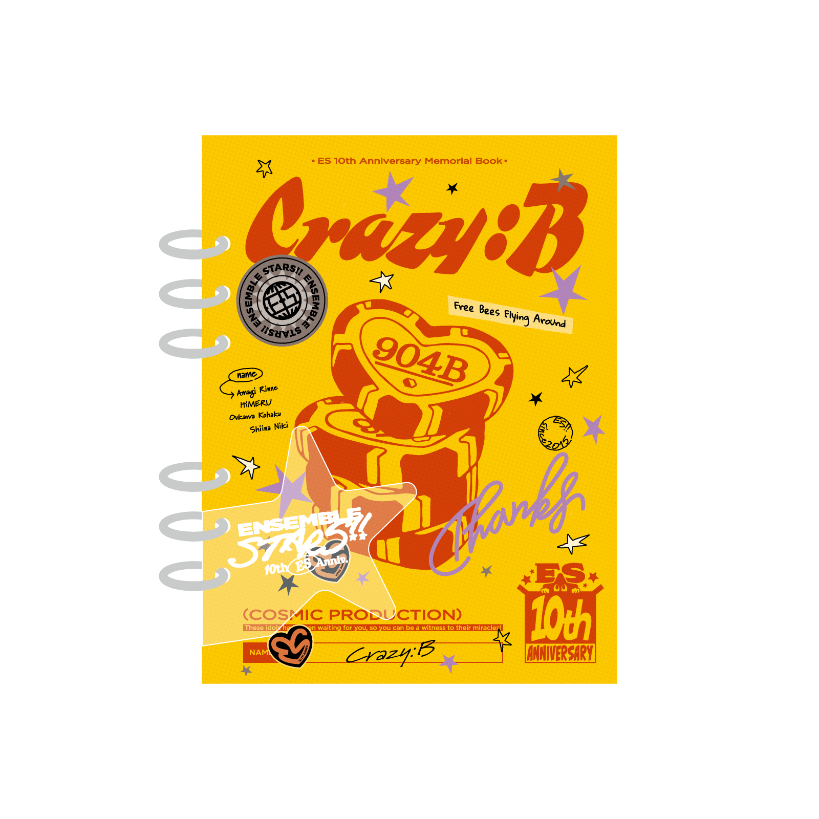 ES 10th Anniv.】アルバムブック-Crazy:B- – pattythree公式通販サイト ES 10th Anniv.】アルバムブック-Crazy:B- – pattythree公式通販サイト