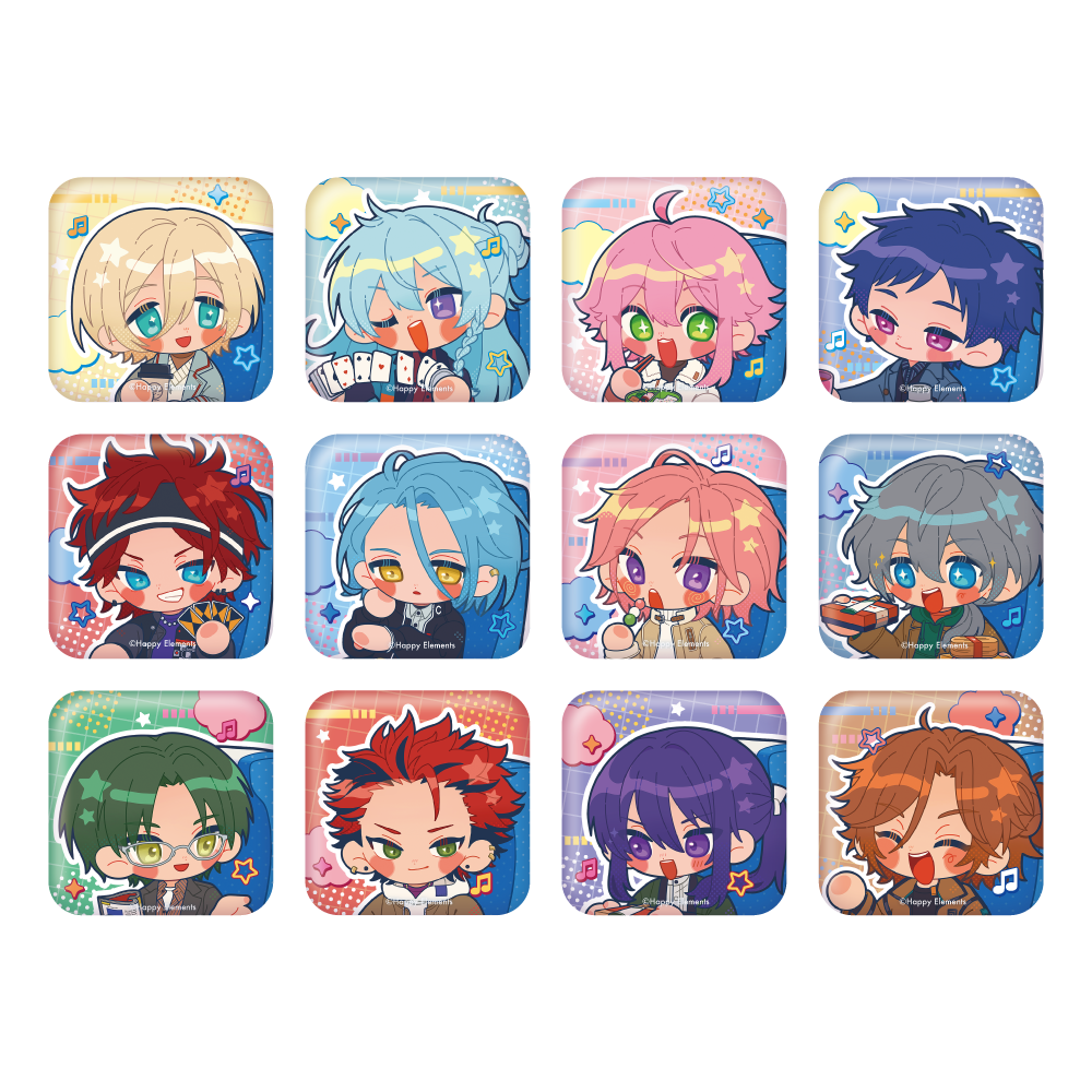 新品★あんスタ★UNDEAD【大神晃牙】ローソン★スクエアバッジ★カードバドラー 新品☆あんスタ☆UNDEAD【大神晃牙】ローソン☆スクエアバッジ