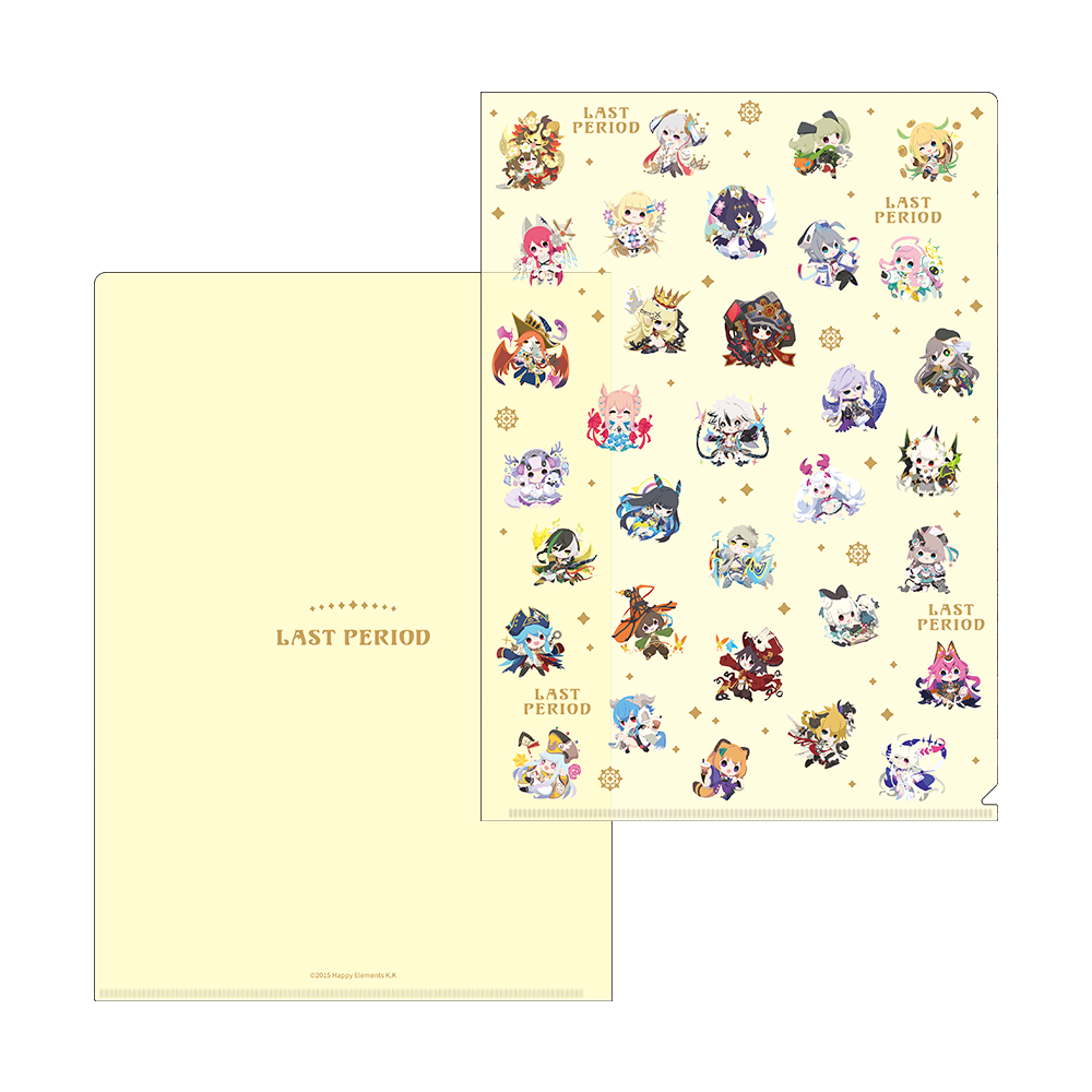 【7月お届け予定】10th Anniversary クリアファイル