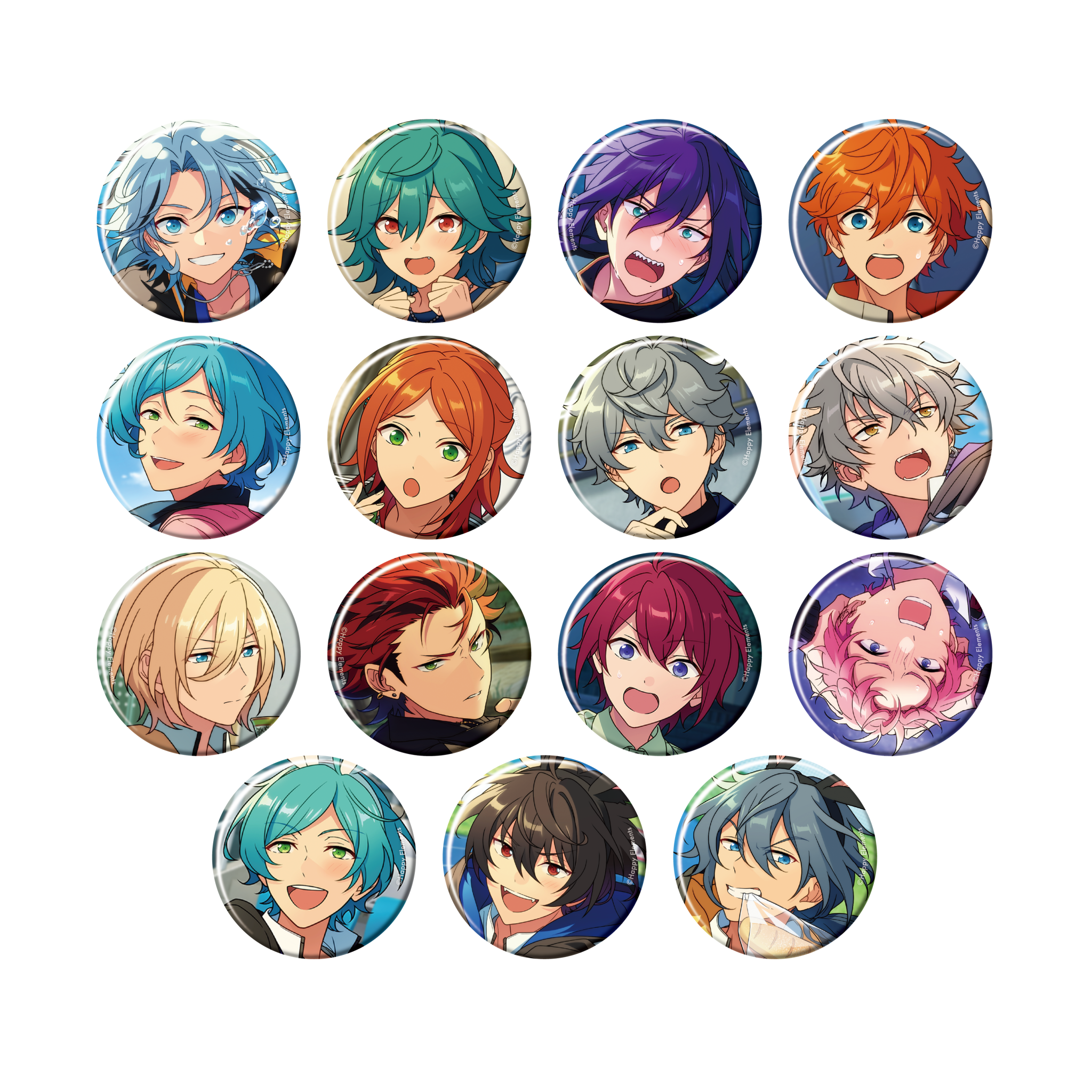 ピンズ・ピンバッジ・缶バッジ Blue Star あんスタ 白鳥藍良 コレクション缶バッジ 2025 Apr. casual