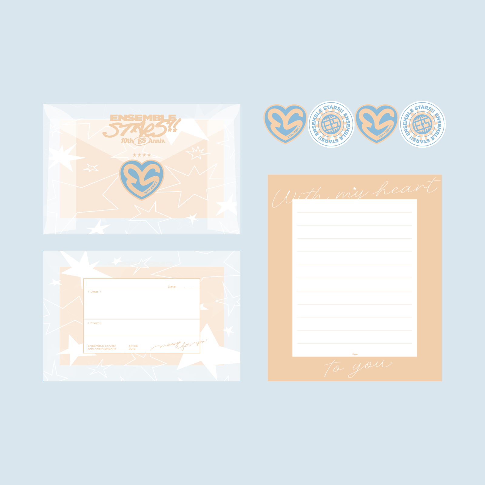 ES 10th Anniv.】ミニレターセット – pattythree公式通販サイト