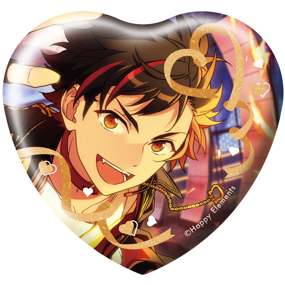 ハート缶バッジβ 鳴上嵐 コレクション 乙女の花園 鳴上嵐 乙女の花園 ハート缶バッジβ 鳴上嵐 コレクション 乙女の花園 鳴上嵐 乙女の花園