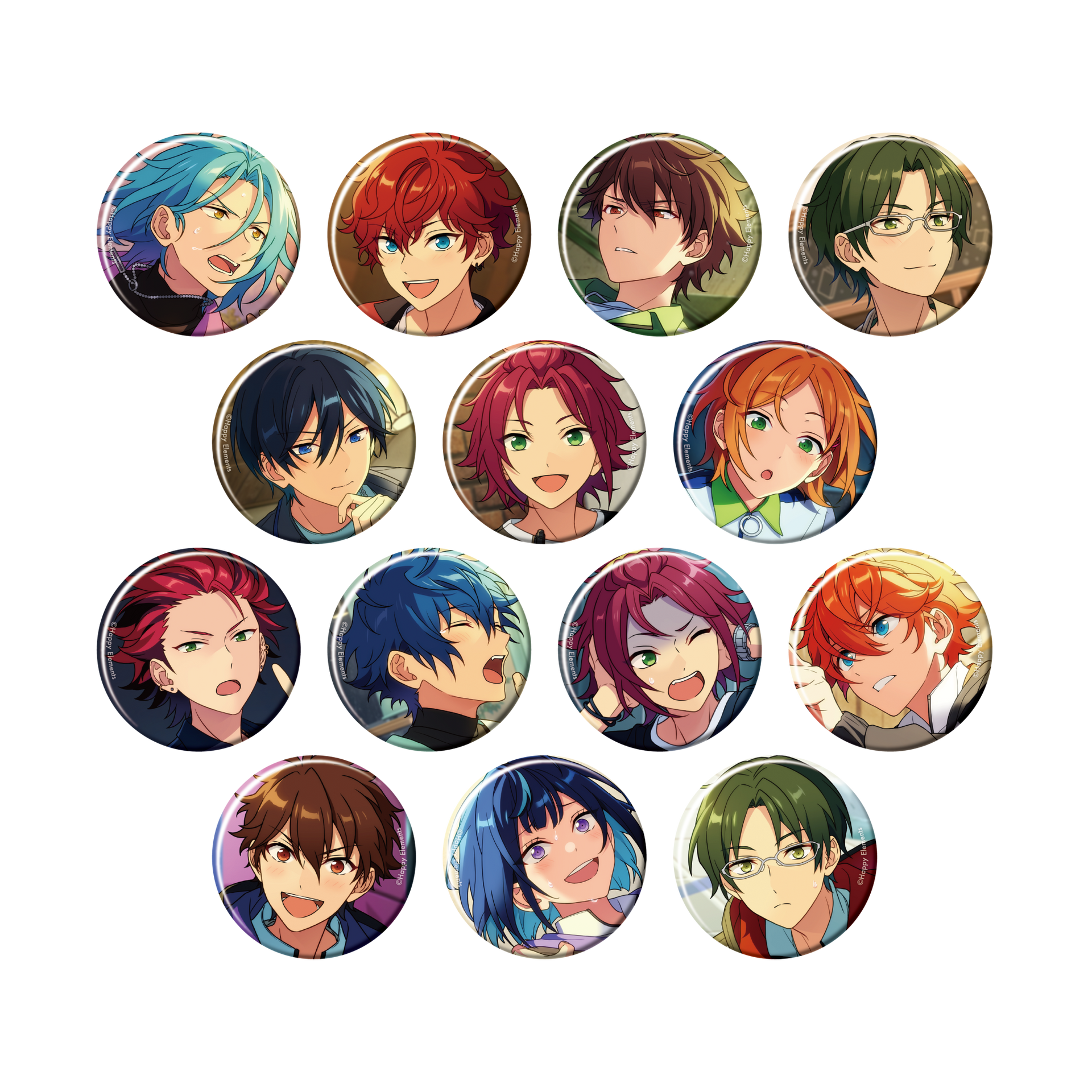 花群 冬芽 あんスタ コレクション缶バッジ 2024 May IDOL side
