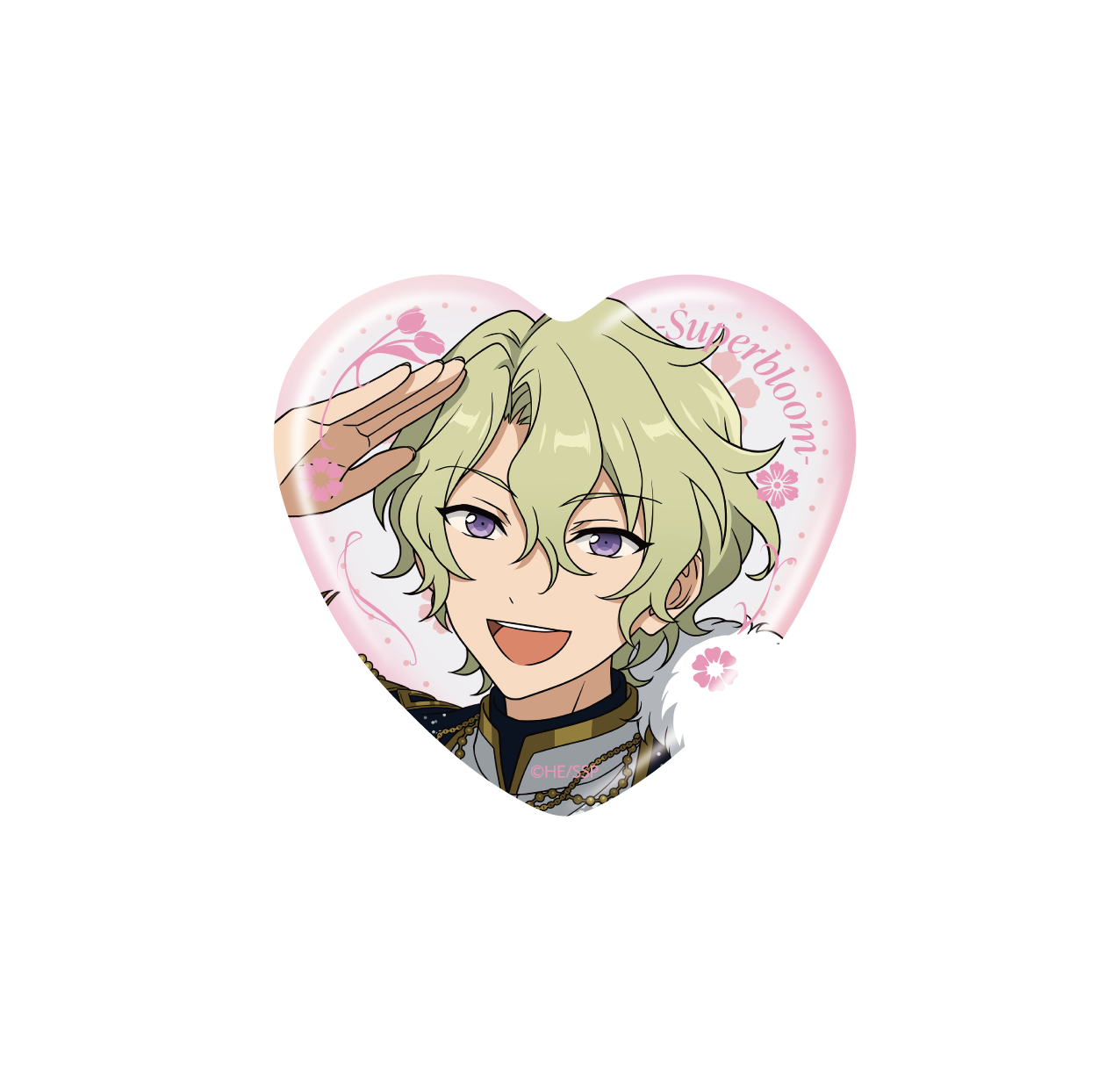 事後通販】ハート缶バッジコレクション - Superbloom -【E】（3個