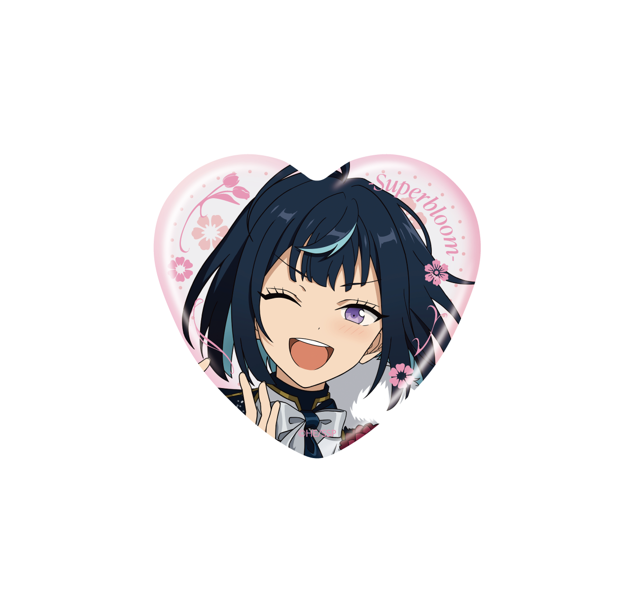 名都神無　カンナ　スタフォニ　ハート缶バッジ　Superbloom E あんスタ 名都神無 カンナ スタフォニ ハート缶バッジ Superbloom E あんスタ 名