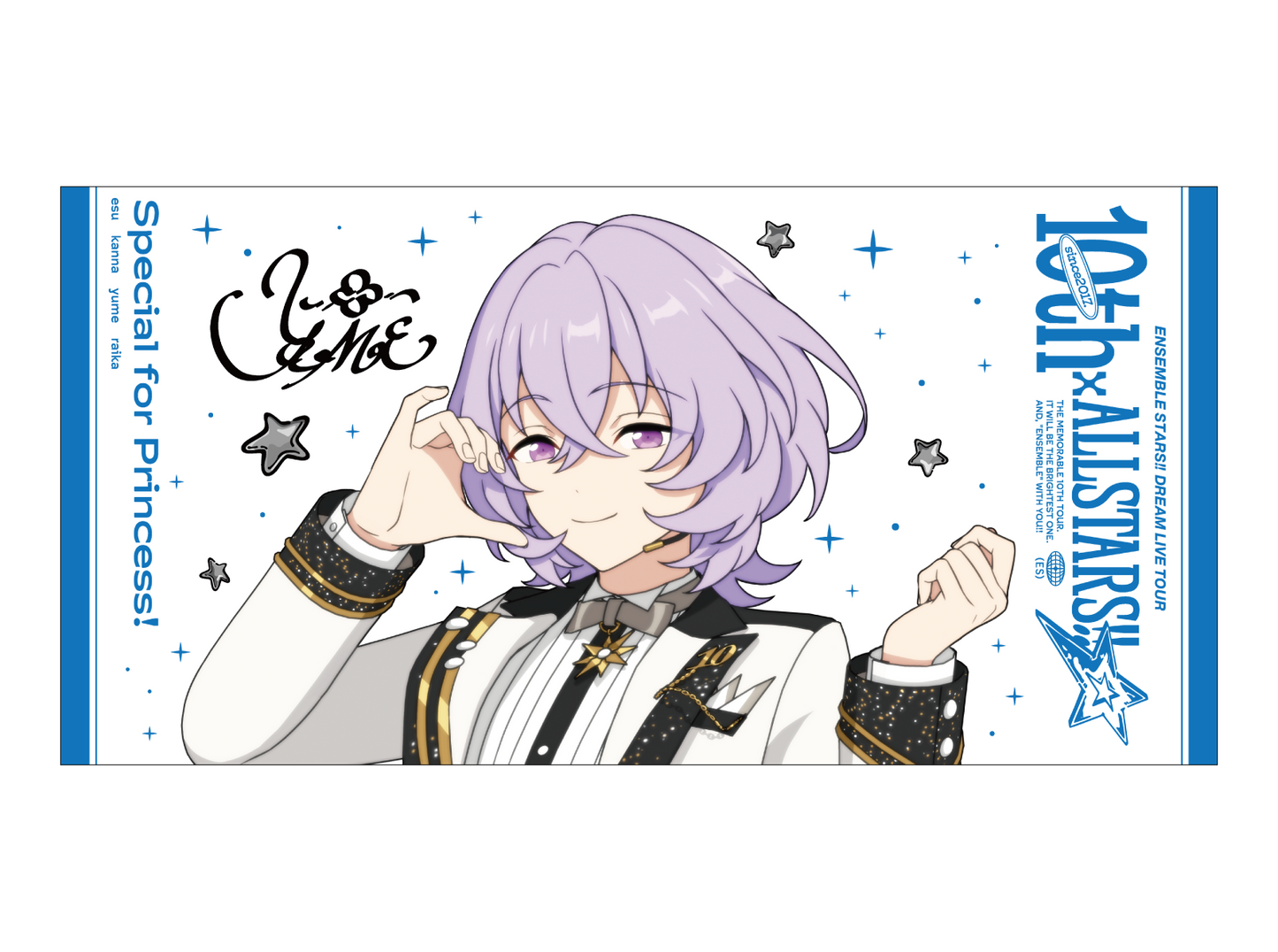 ビッグビジュアルタオル 10th Tour Edition（2wink／Knights／MaM／Special for Princess!）