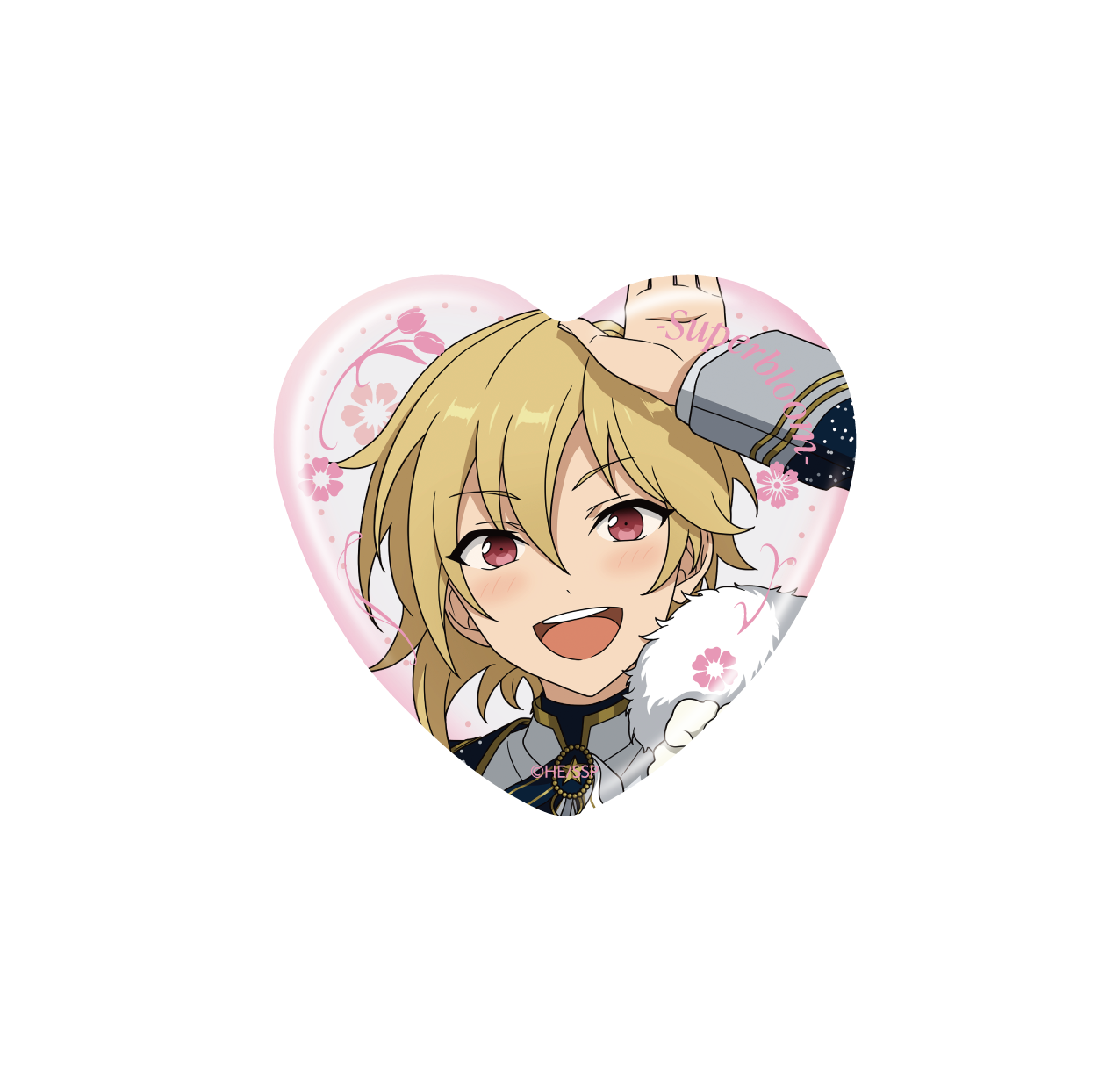 事後通販】ハート缶バッジコレクション - Superbloom -【D】（3個