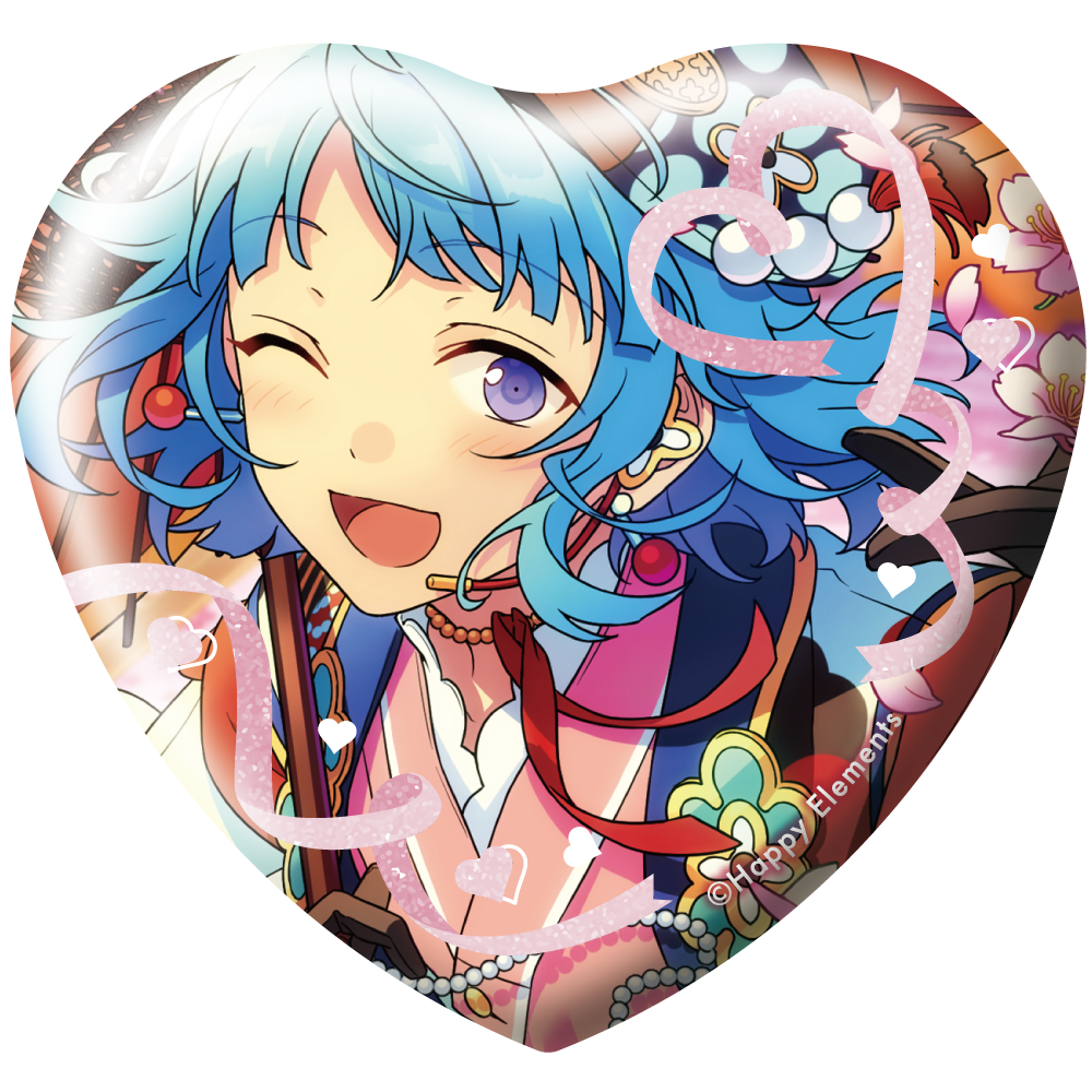 あんスタ 三毛縞斑 MaM ホワイトデーハート缶バッジ あんスタ 三毛縞斑 MaM ホワイトデーハート缶バッジ