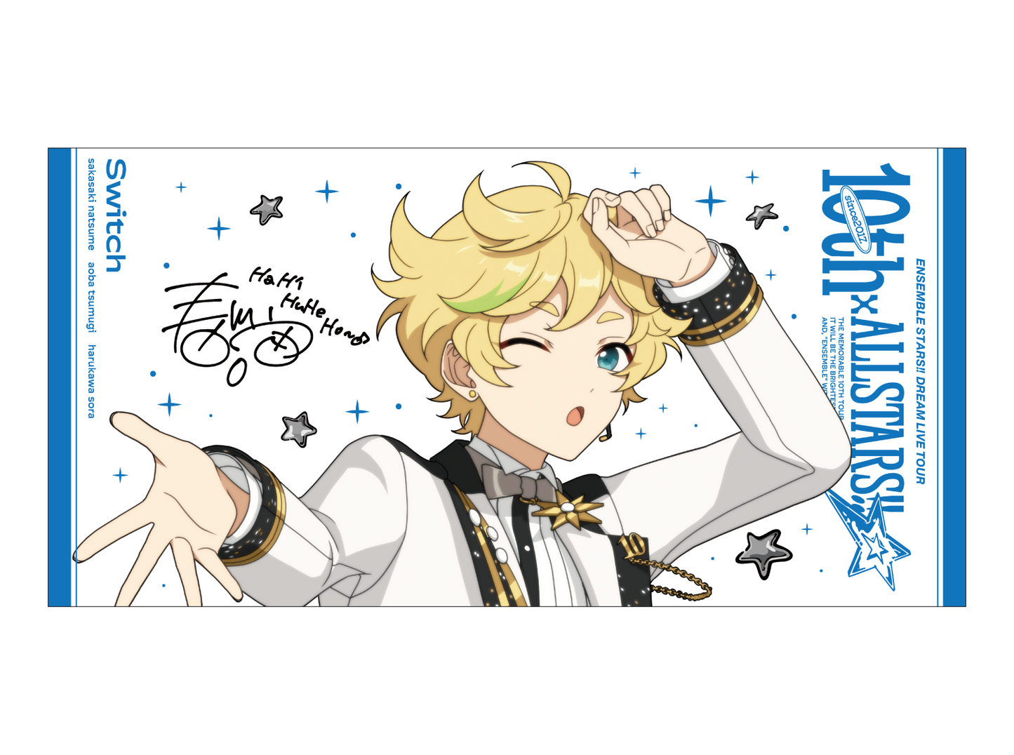 ビッグビジュアルタオル 10th Tour Edition（ALKALOID／Switch／MELLOW DEAR US）