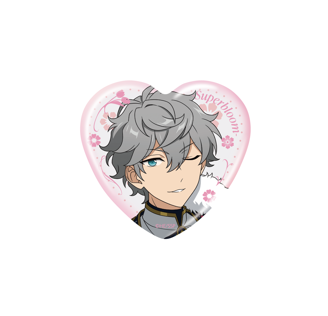 事後通販】ハート缶バッジコレクション - Superbloom -【D】（3個