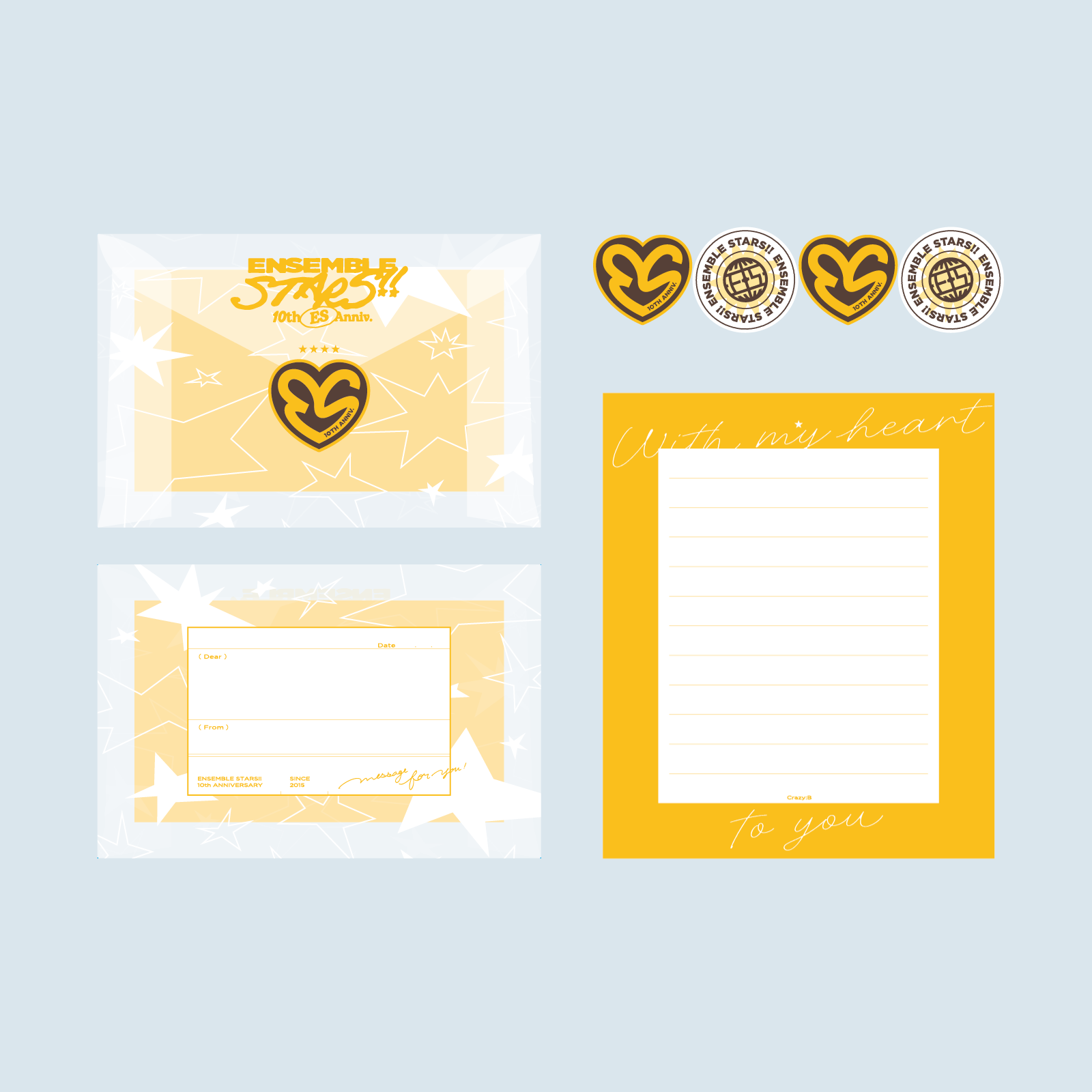 ES 10th Anniv.】ミニレターセット – pattythree公式通販サイト