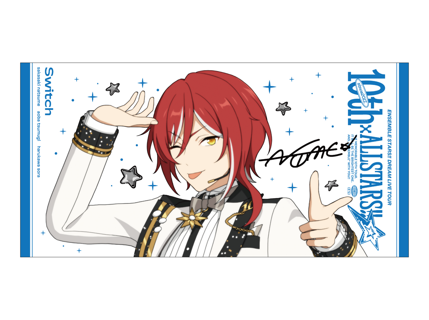 【事後通販】ビッグビジュアルタオル 10th Tour Edition（ALKALOID／Switch／MELLOW DEAR US）
