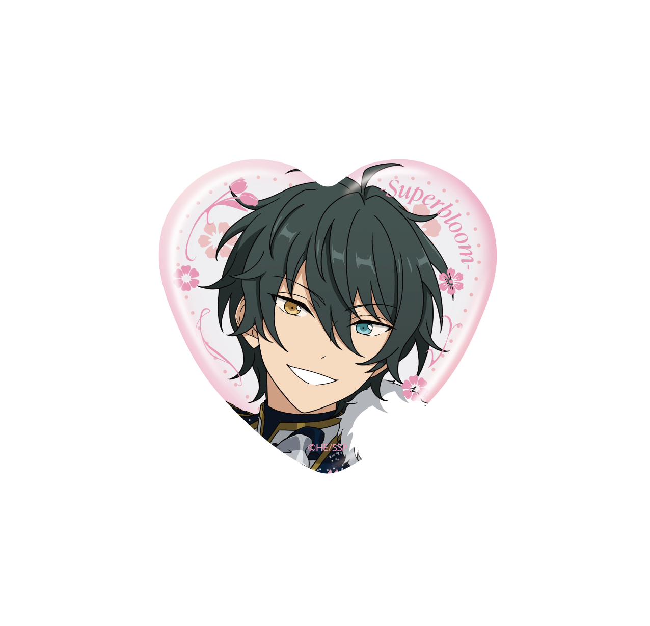 事後通販】ハート缶バッジコレクション - Superbloom -【B】（3個