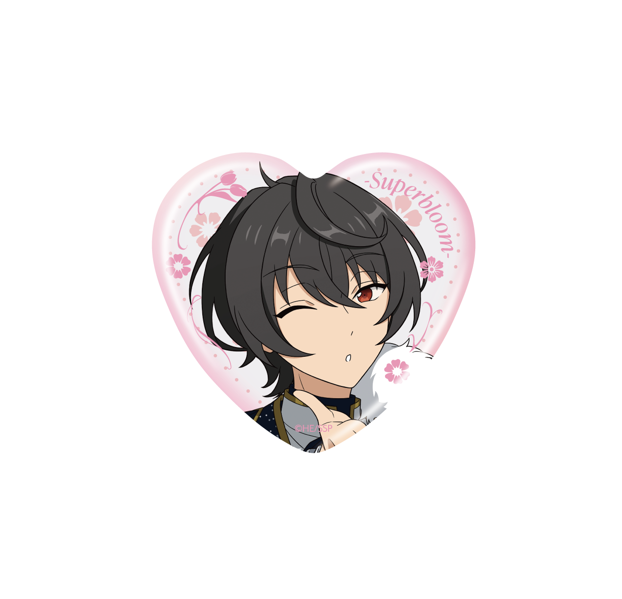 【事後通販】ハート缶バッジコレクション - Superbloom -【D】（3個セット）