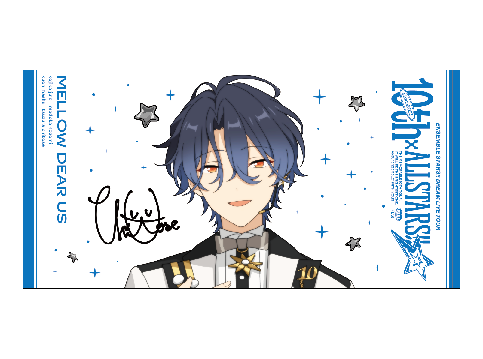 ②　あんスタ　スタライ　タオル　チトセ 事後通販】ビッグビジュアルタオル 10th Tour Edition（ALKALOID