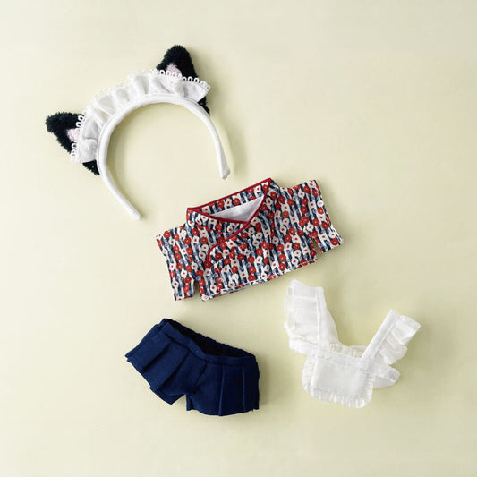 いつぬいおきがえシリーズ　和服エプロンセット