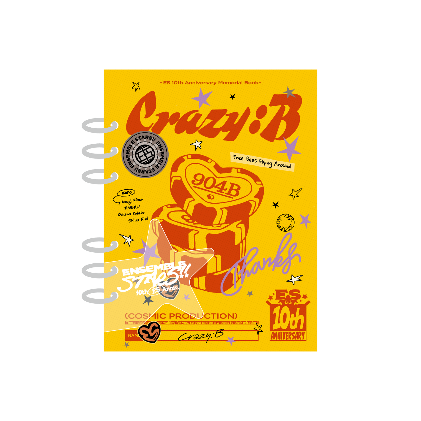 ES 10th Anniv.】アルバムブック-Crazy:B- – pattythree公式通販サイト ES 10th Anniv.】アルバムブック-Crazy:B- – pattythree公式通販サイト