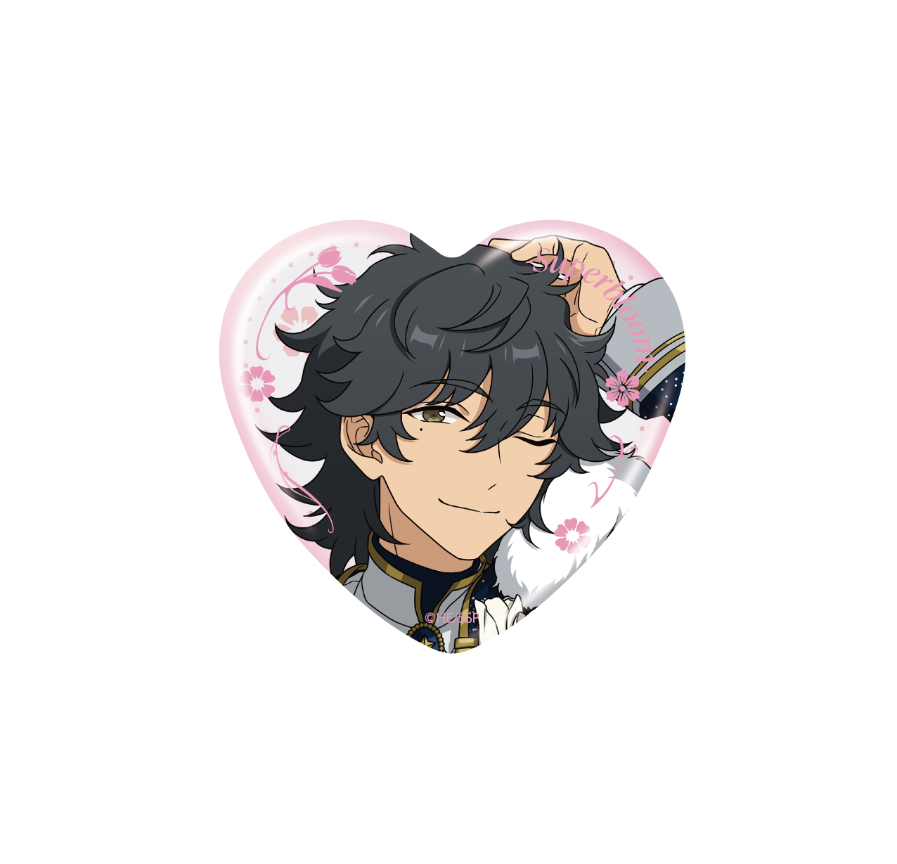 事後通販】ハート缶バッジコレクション - Superbloom -【D】(3個 事後通販】ハート缶バッジコレクション - Superbloom -【D】(3個