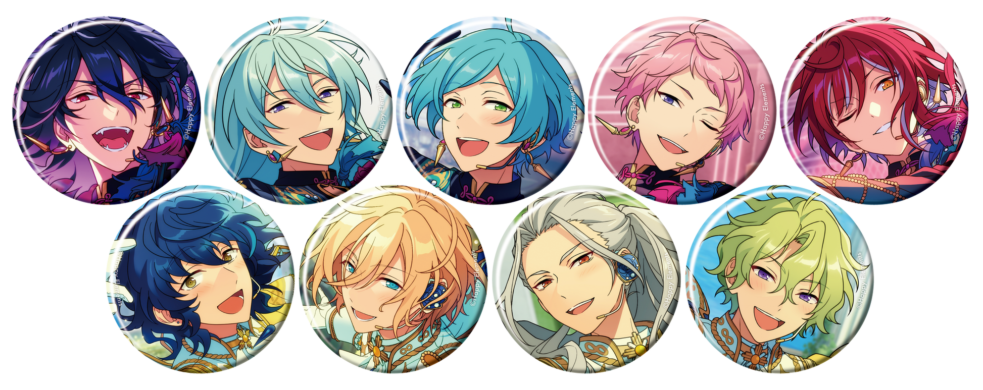 あんスタ GIRA☆デコ 缶バッジ 朔間零 30点 あんスタ GIRA☆デコ 缶バッジ 朔間零 30点 朔間凛月