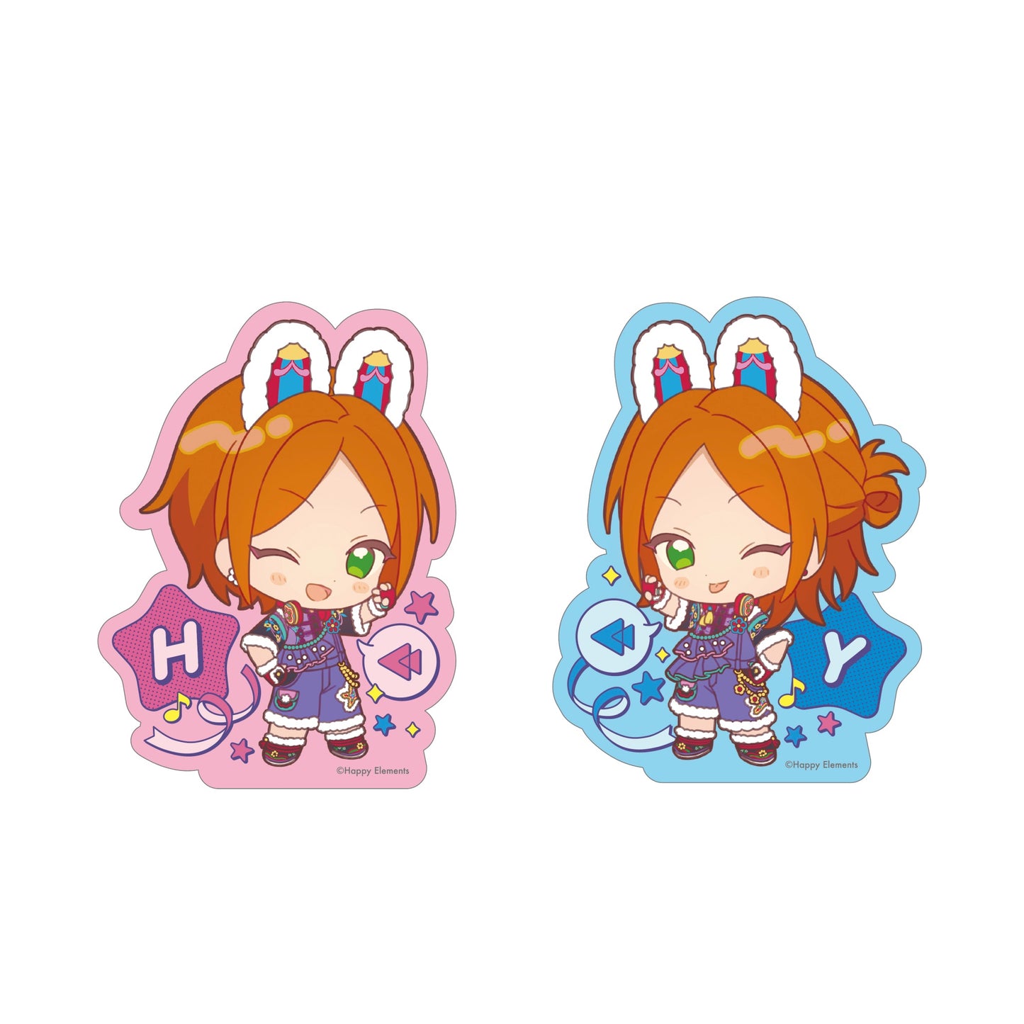"With ThanX" ステッカーセット[2wink]
