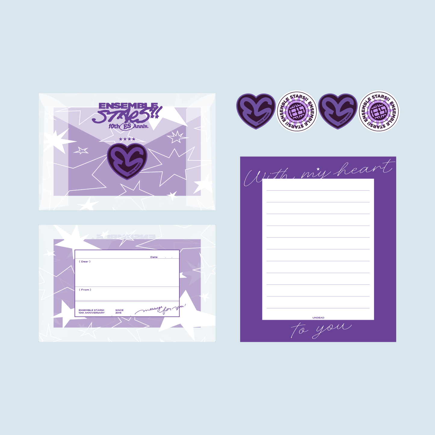 【ES 10th Anniv.】ミニレターセット
