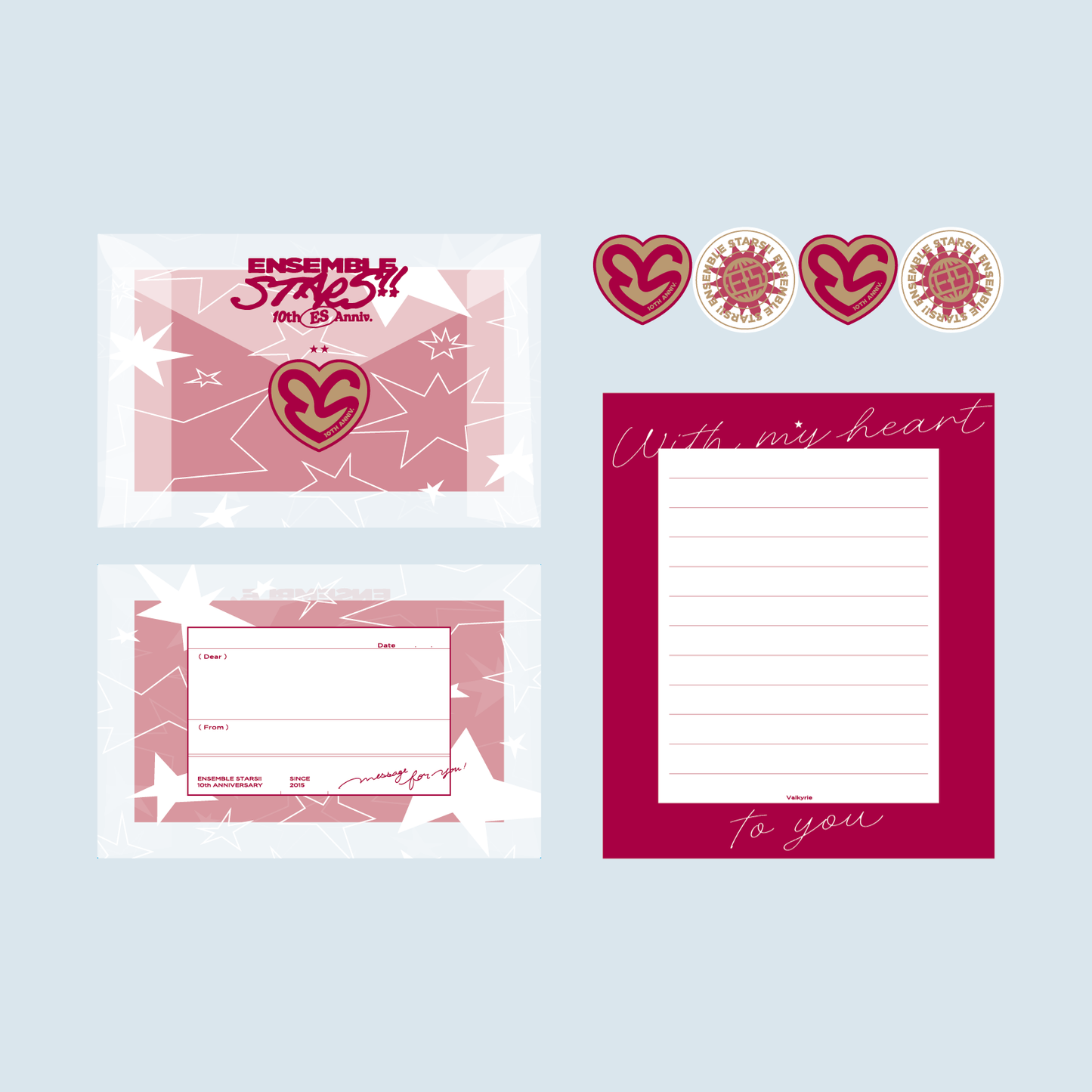 ES 10th Anniv.】ミニレターセット – pattythree公式通販サイト