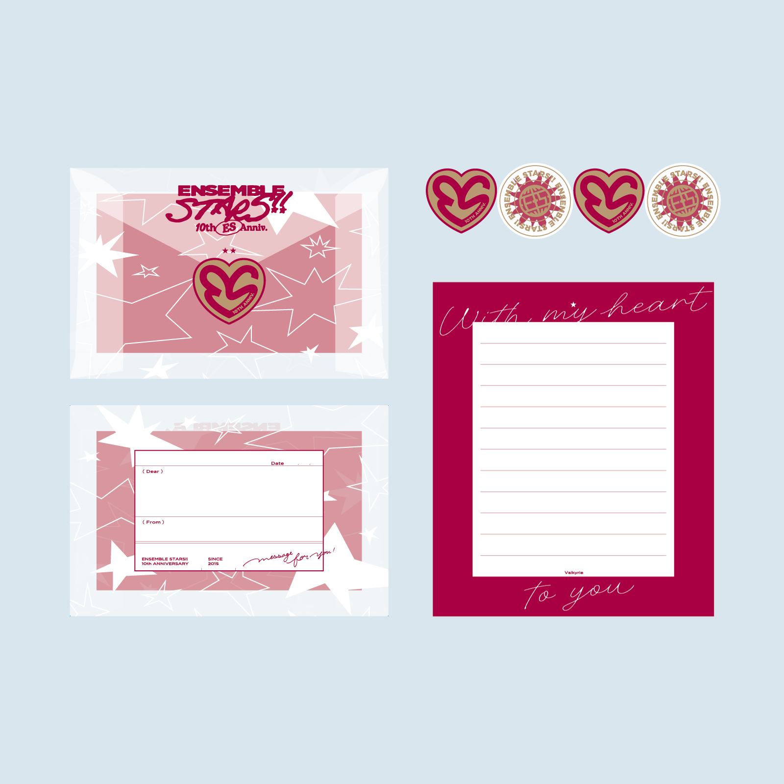 ES 10th Anniv.】ミニレターセット – pattythree公式通販サイト