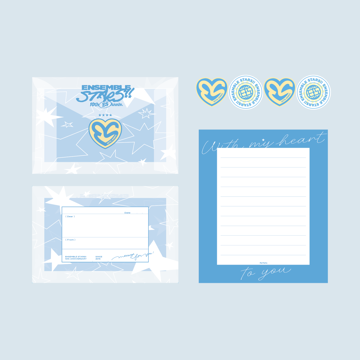 【ES 10th Anniv.】ミニレターセット