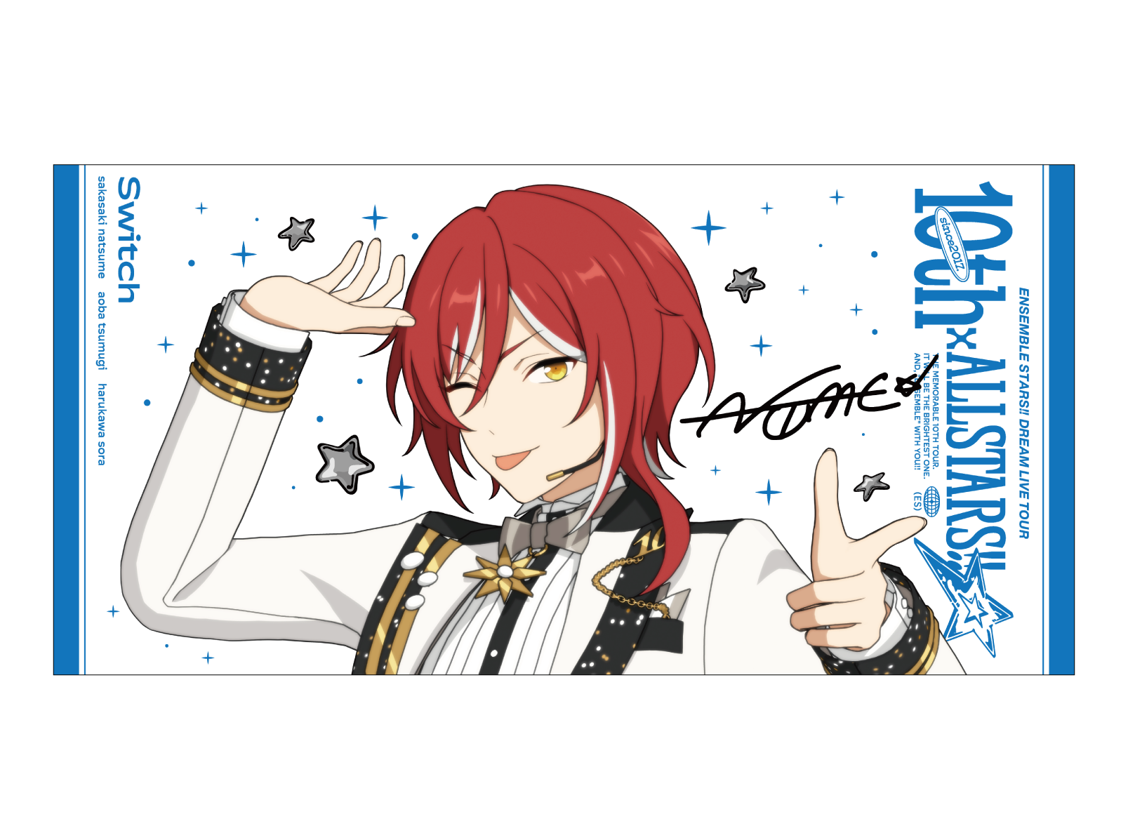 あんスタ 円果望見 ビッグビジュアルタオル スタライ 10th ビッグ