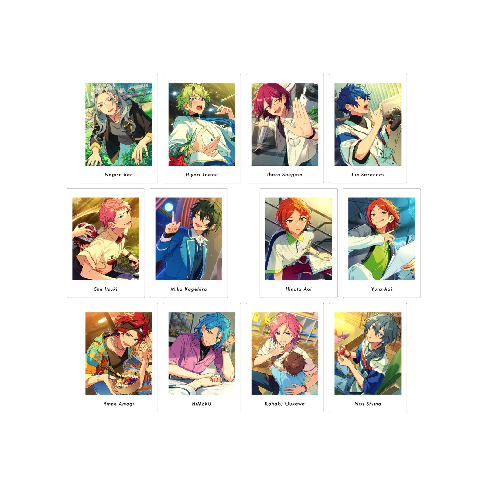 BUSTAFELLOWS バスタフェ　PLUCK ポラロイド写真風カード　6枚 BUSTAFELLOWS バスタフェ PLUCK ポラロイド写真風カード 6枚