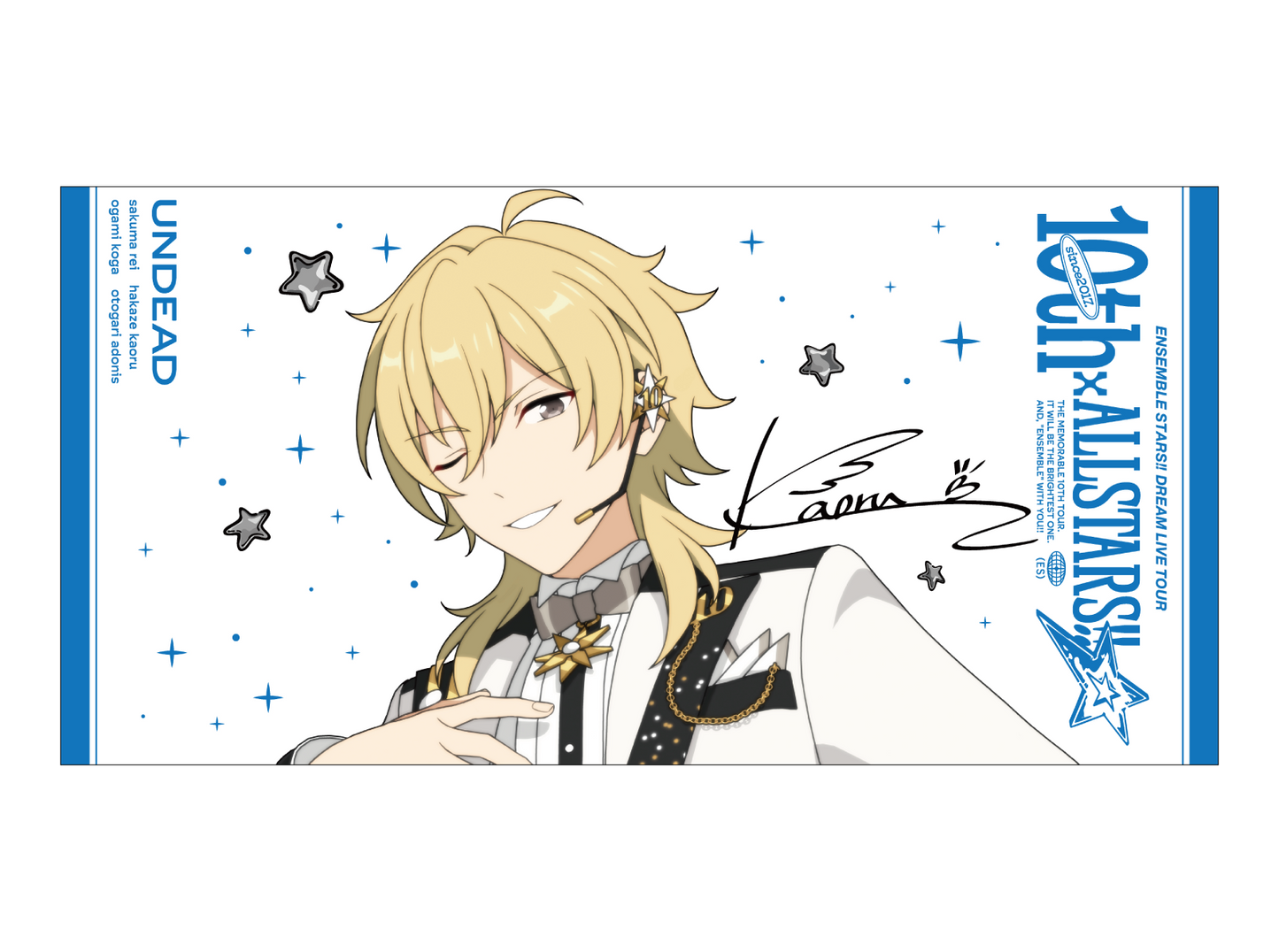 ビッグビジュアルタオル 10th Tour Edition（fine／Trickstar／UNDEAD）
