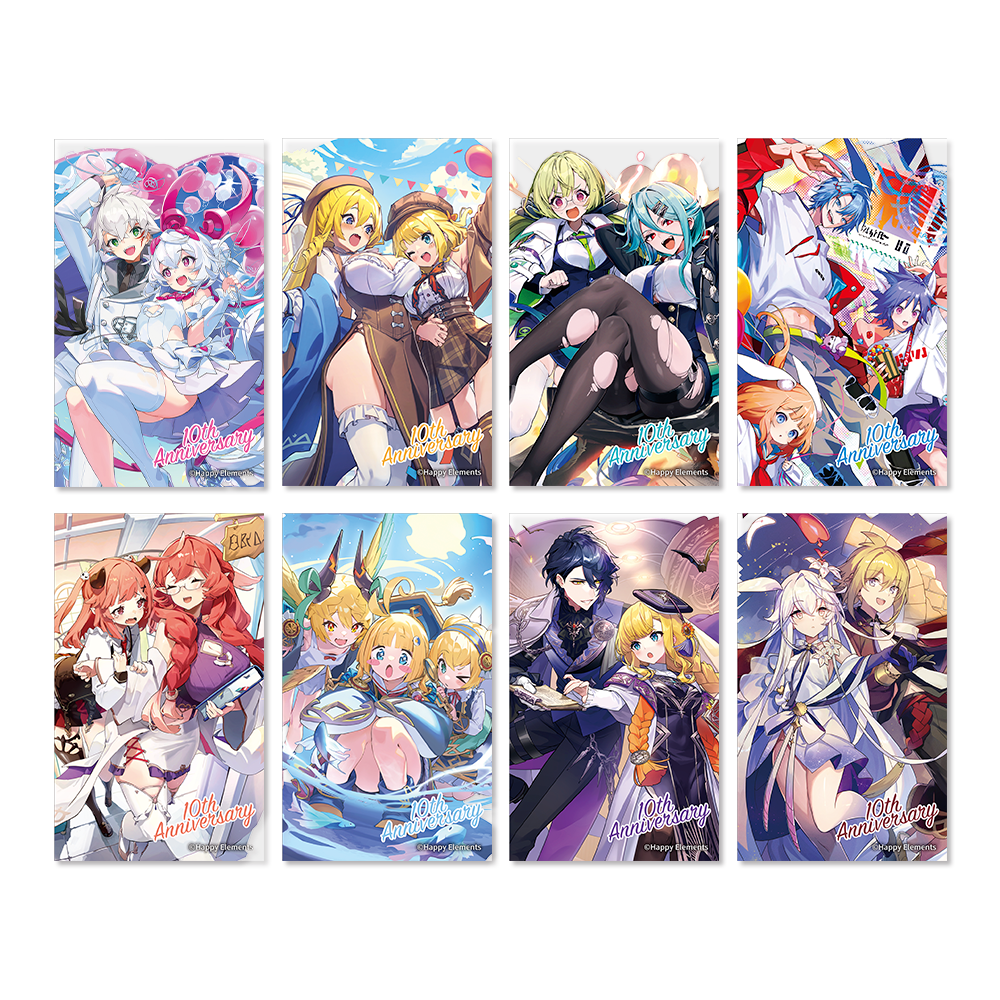 【7月お届け予定】10th Anniversary クリアカードコレクション（パック）