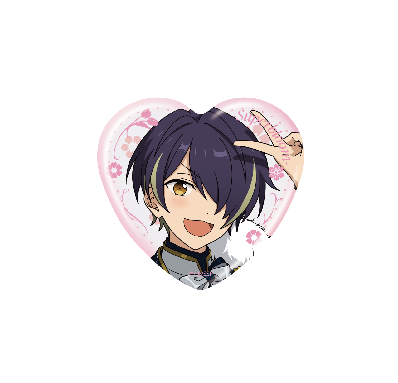 事後通販】ハート缶バッジコレクション - Superbloom -【B】（3個