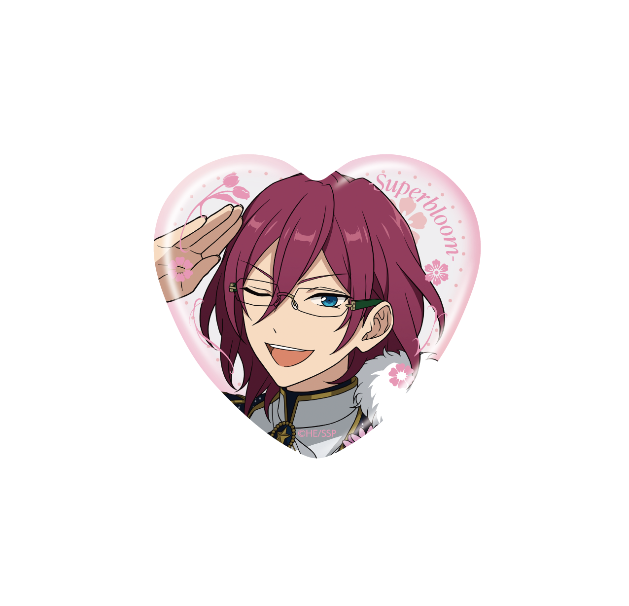 事後通販】ハート缶バッジコレクション - Superbloom -【E】（3個