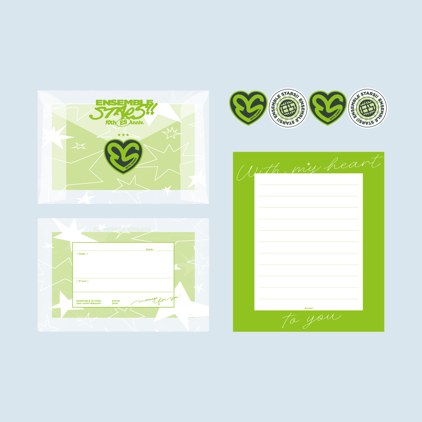 【ES 10th Anniv.】ミニレターセット