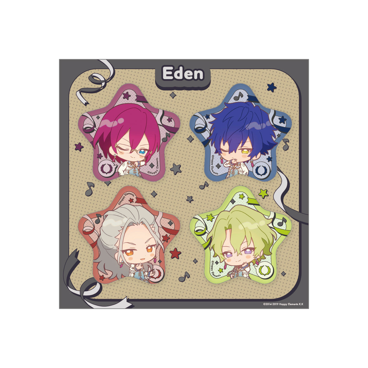 "With ThanX" 缶バッジセット[Eden]