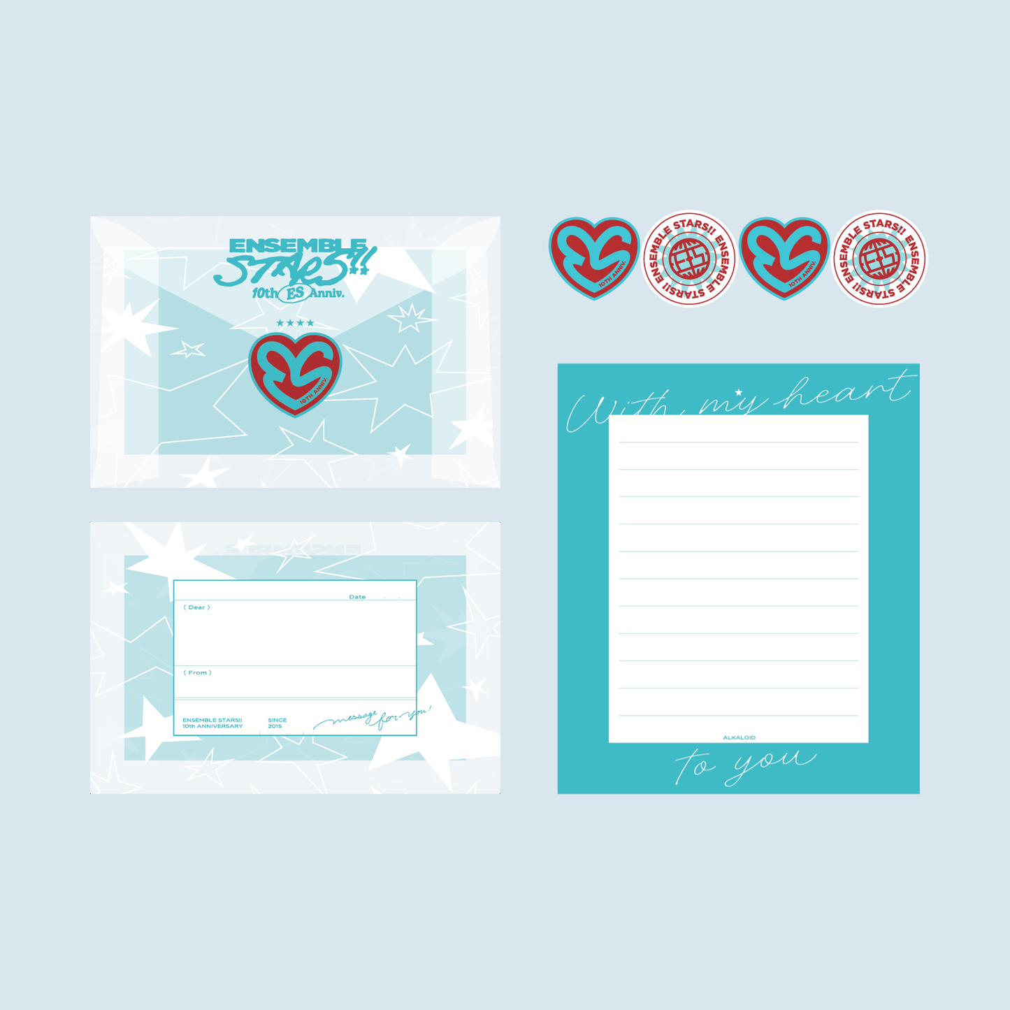 【ES 10th Anniv.】ミニレターセット
