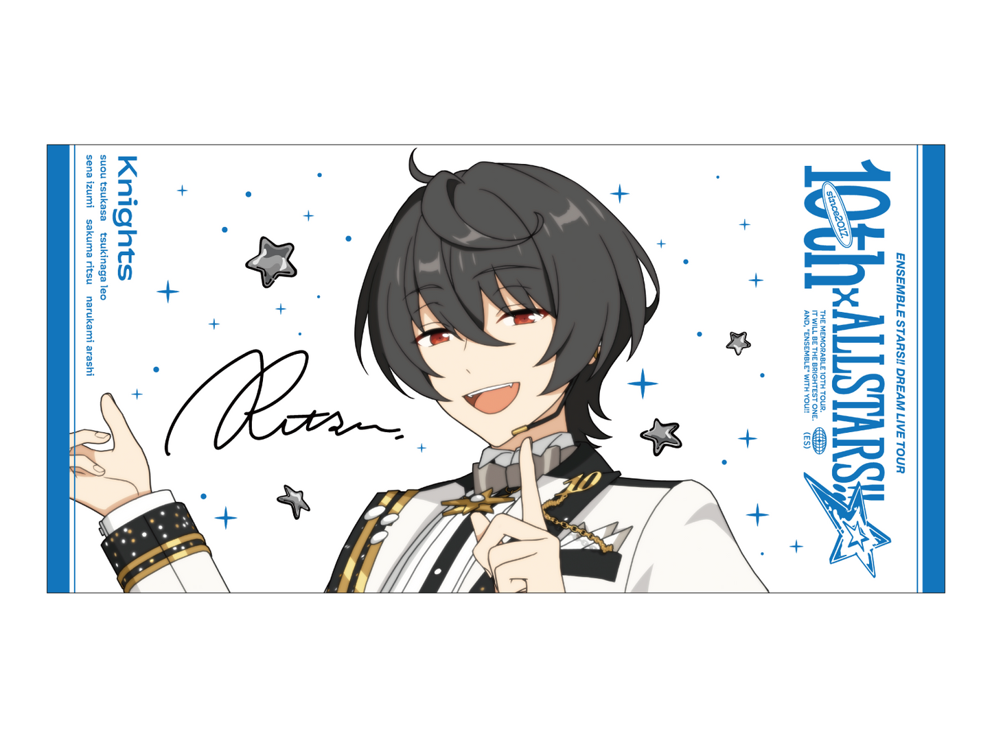 ビッグビジュアルタオル 10th Tour Edition（2wink／Knights／MaM／Special for Princess!）