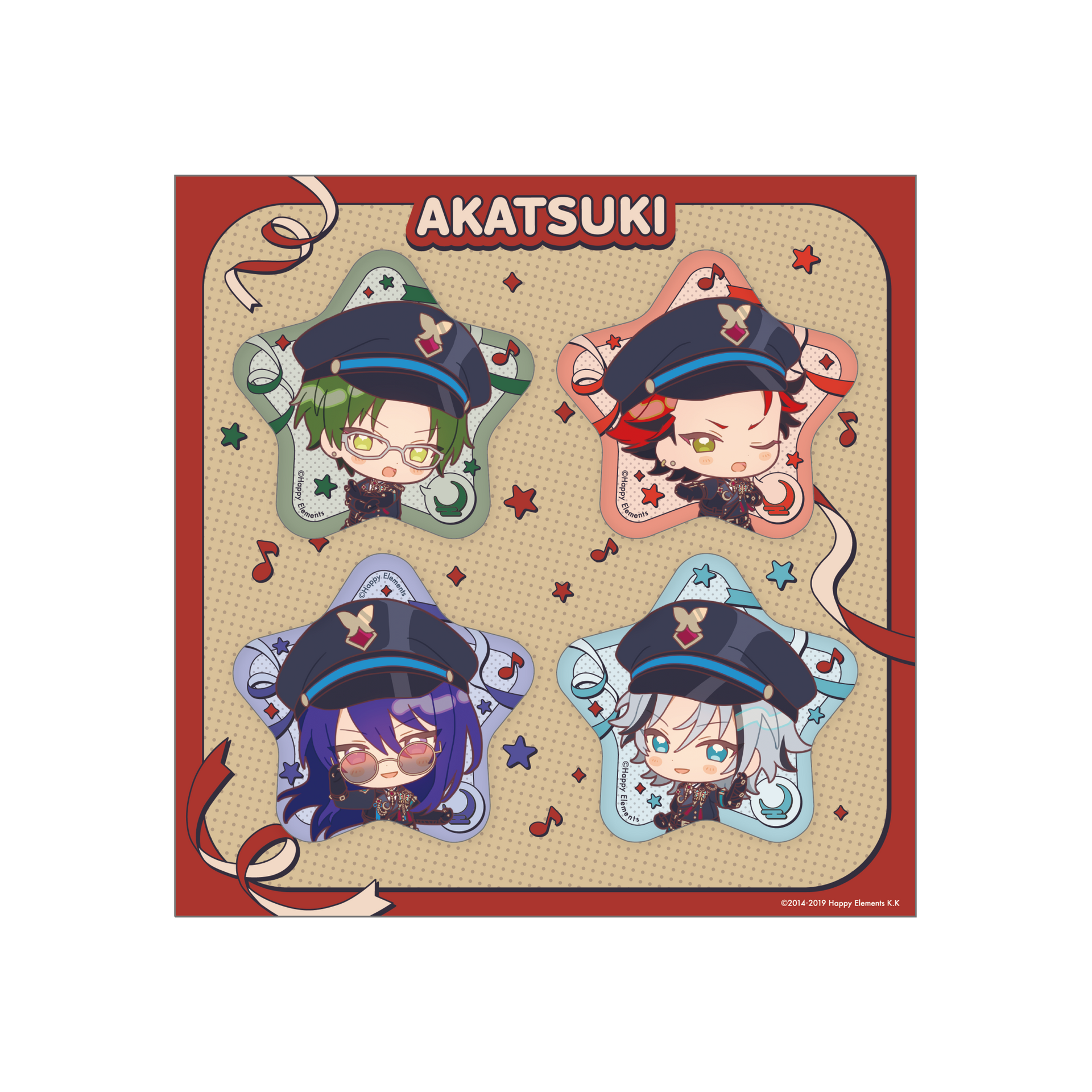 あんスタ 紅月 Switch 2wink 缶バッジ With ThanX