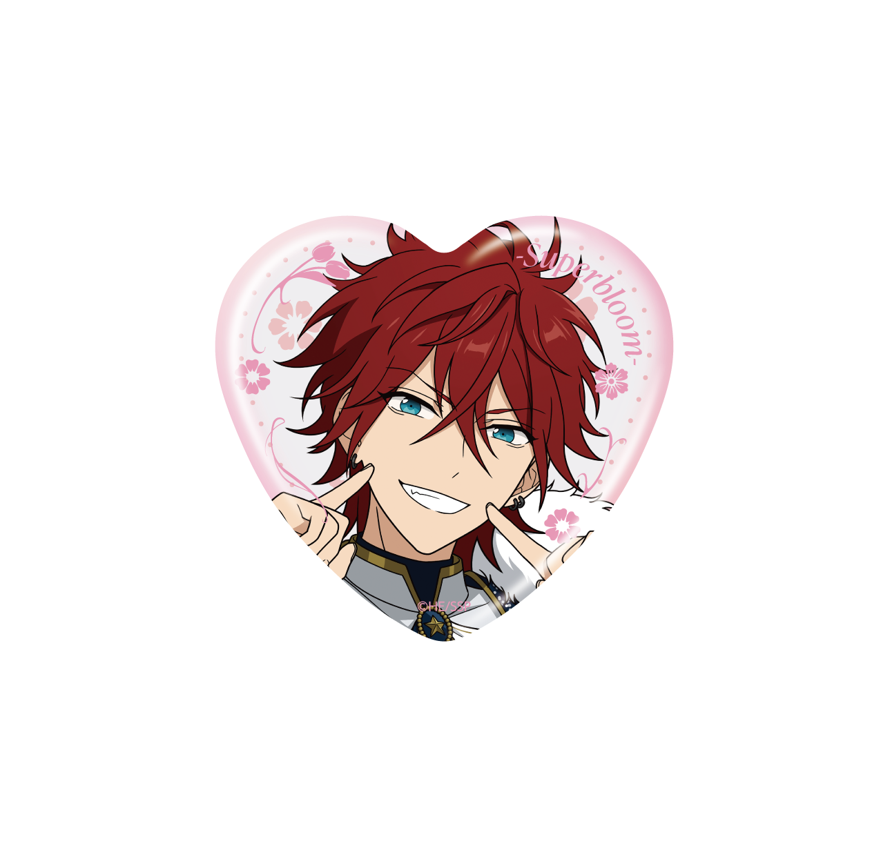 事後通販】ハート缶バッジコレクション - Superbloom -【B】（3個