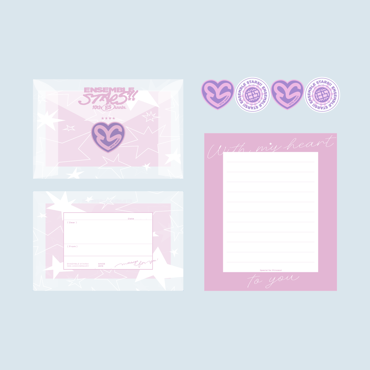 【ES 10th Anniv.】ミニレターセット