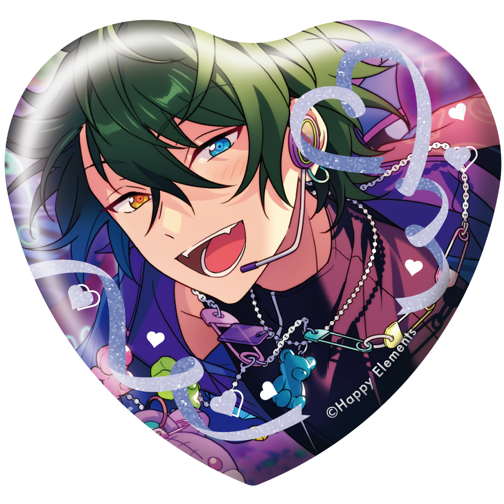 あんスタ ホワイトデー ハート缶バッジ 朔間零 あんスタ ホワイトデー ハート缶バッジ 朔間零