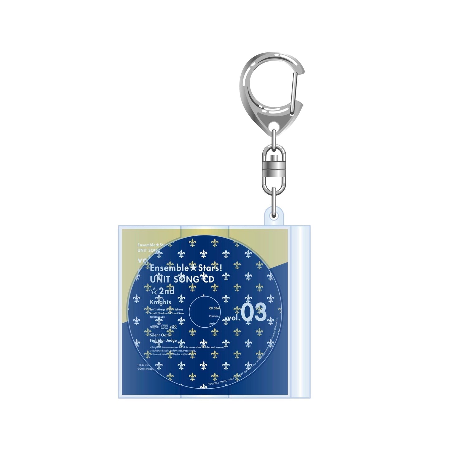 ES unit song CD memorial　ミニチュアキーホルダー（2ndシリーズ）
