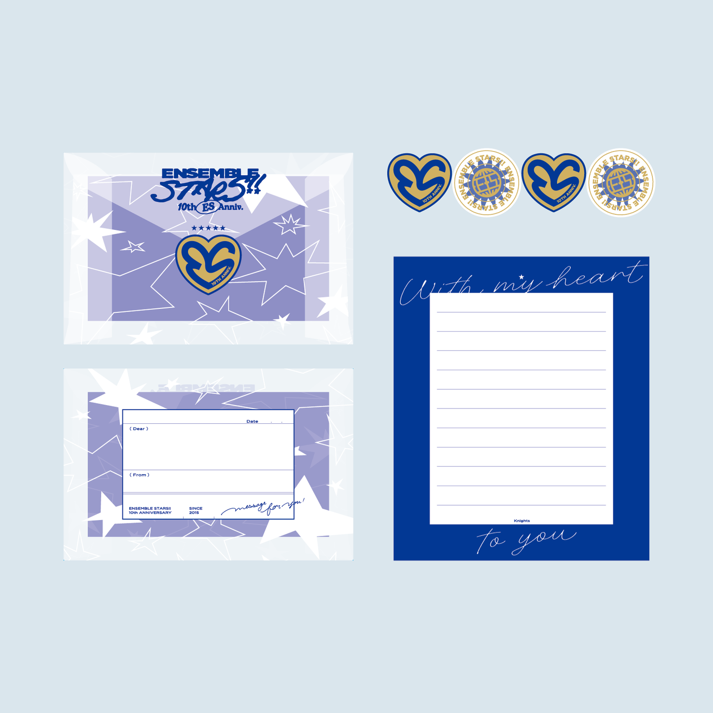 【ES 10th Anniv.】ミニレターセット