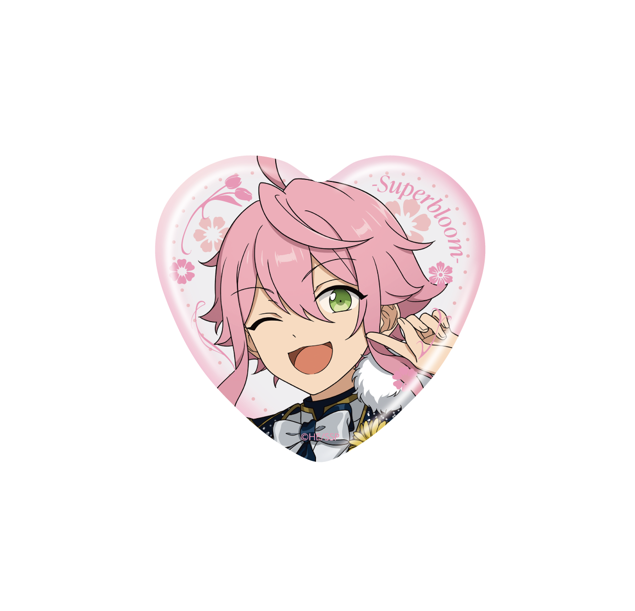 大神晃牙　スタフォニ　ハート缶バッジ　Superbloom A 大神晃牙 スタフォニ ハート缶バッジ Superbloom A ハート缶バッジ