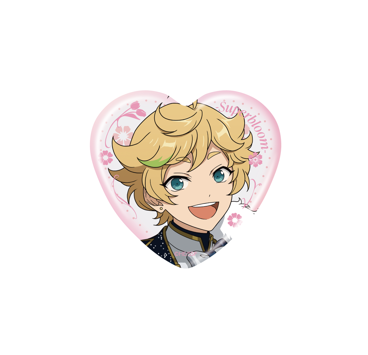 【事後通販】ハート缶バッジコレクション - Superbloom -【C】（3個セット）