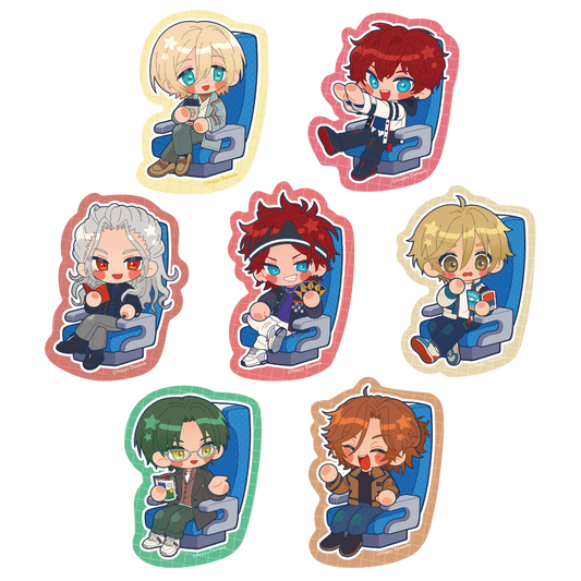 あんスタ 三毛縞斑 ESわくわくトリップシリーズ(缶バッジ・ステッカー) わくわくトリップ – pattythree公式通販サイト