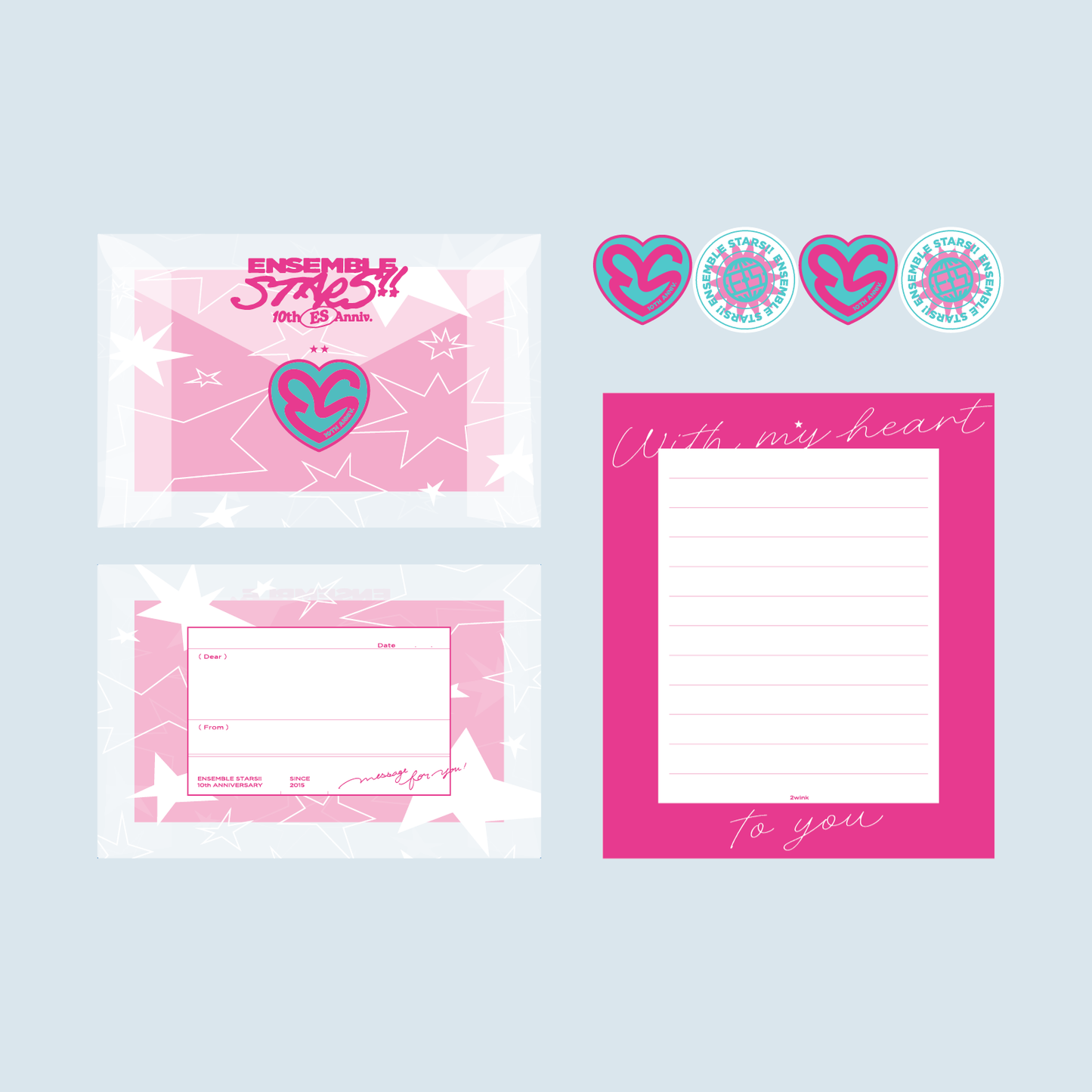 【ES 10th Anniv.】ミニレターセット