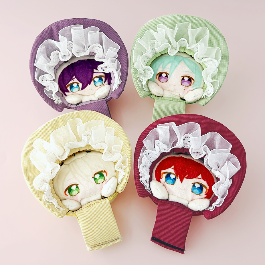 のっかりいつぬいほるだー フリルボンネット