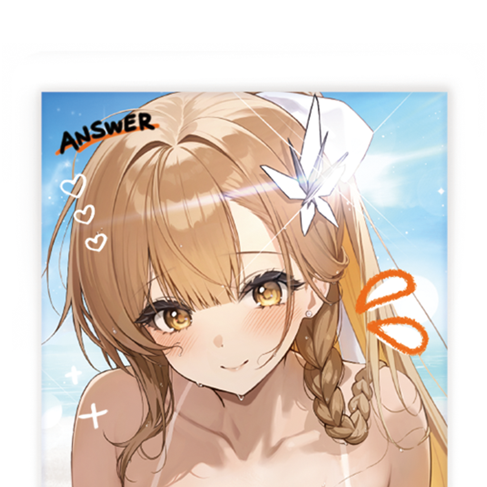 フォト風スマホ冷却シート「ほかほかアンサーさん」